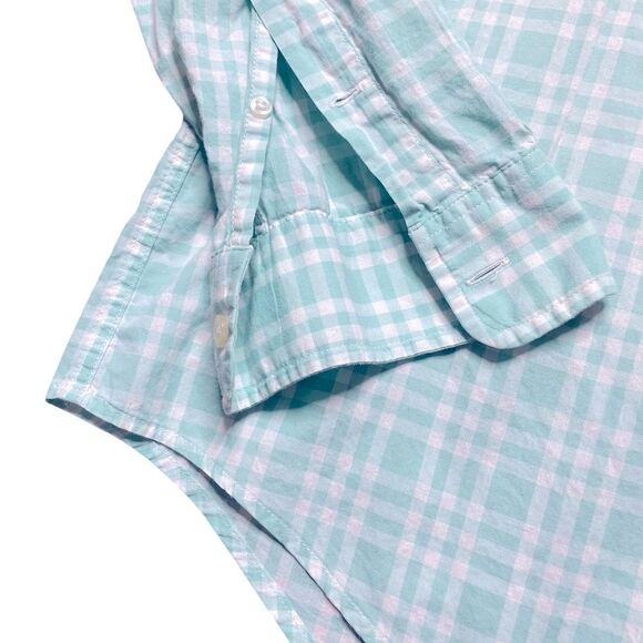 LACOSTE Long Sleeve Button Down Plaid Shirt Size XL - Picture 5 of 8